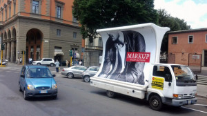 Vele Pubblicitarie Arkmedia per Markup Pubblicità Pitti Firenze