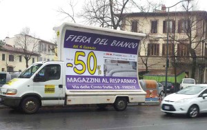 Vele Pubblicitarie FIRENZE Arkmedia Magazzini al Risparmio